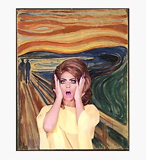 Rupaul's Drag Race - Alyssa Edwards - The Scream Photographic Print