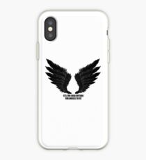 It's too cold outside for angels to fly iPhone Case