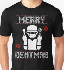 Merry Dentist Ugly Christmas Sweater T Shirt Unisex T-Shirt