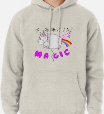 Funkelt das unangemessene Einhorn Hoodie