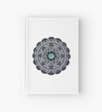 Green Marble Mandala Hardcover Journal