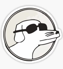 Modern Baseball Dog Sticker