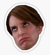 Tina Fey eyeroll Sticker