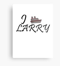 I ship Larry Metal Print