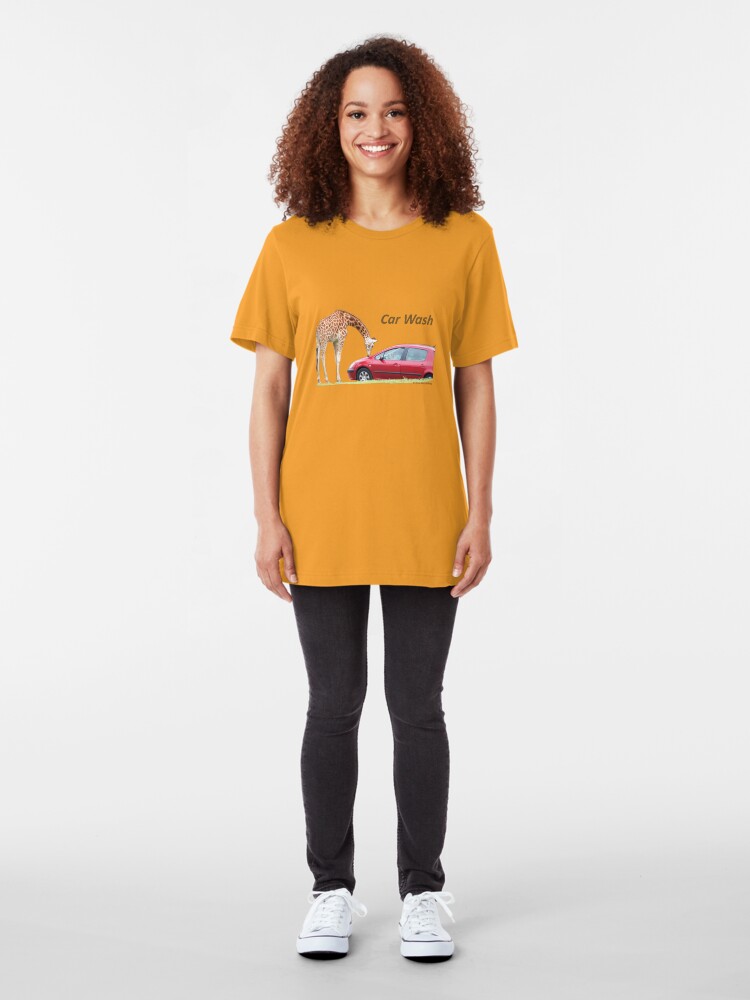 Alternate view of Car Wash!!!! Slim Fit T-Shirt