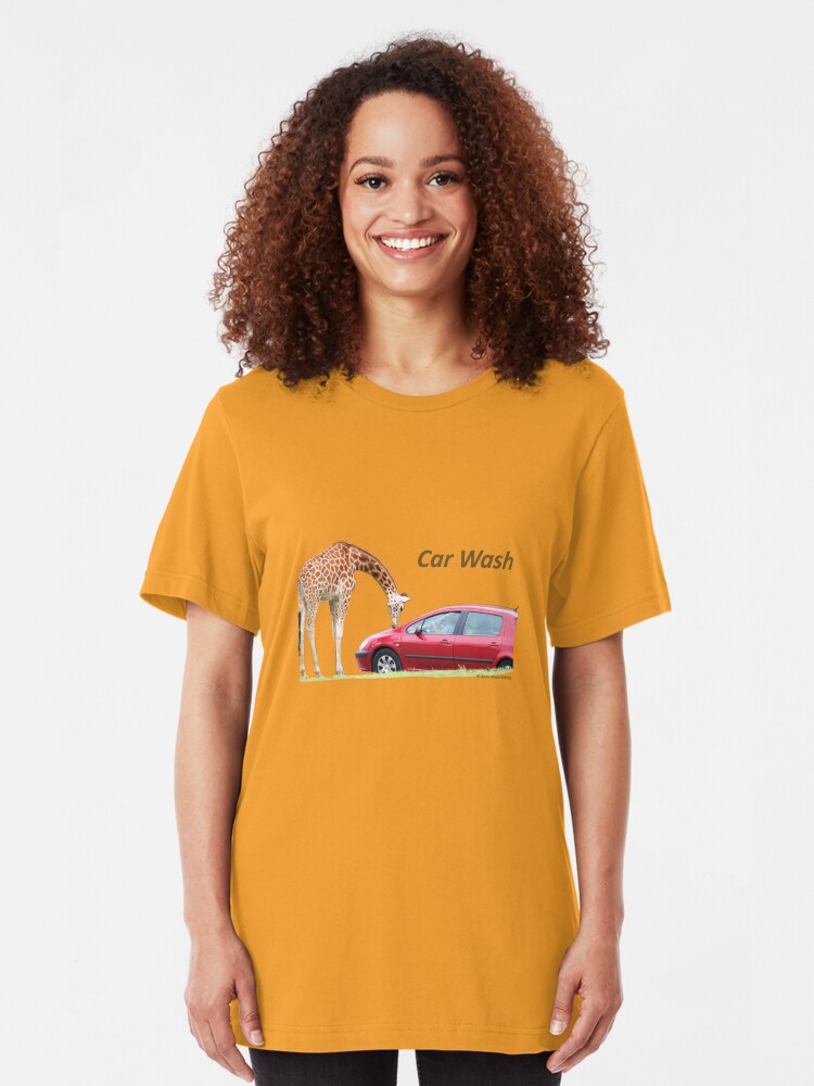 Alternate view of Car Wash!!!! Slim Fit T-Shirt