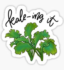 Kale-ing It Sticker