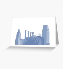 downtown kansas city Greeting Card