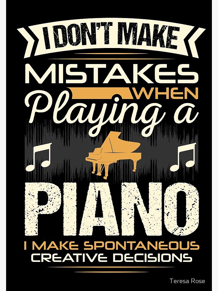 Piano Player Mistakes by MusicReadingSav