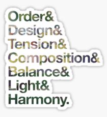 color and light Sticker