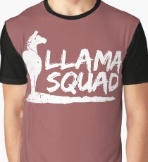 Llama Squad - Funny Zoo Item Graphic T-Shirt