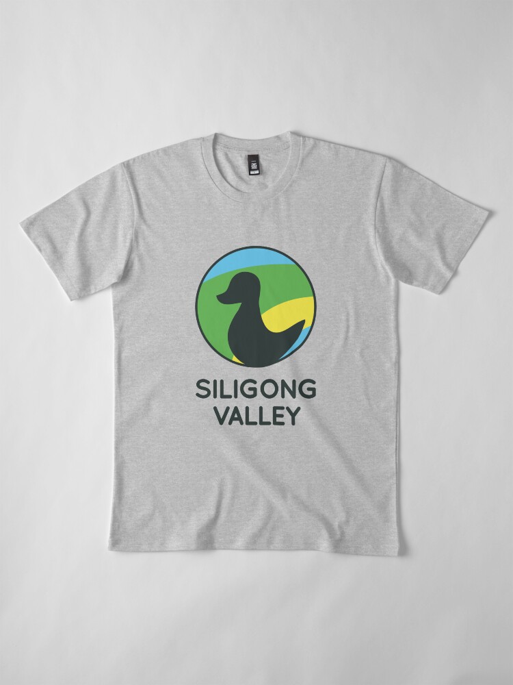 Alternate view of Siligong Valley logo w/text black Premium T-Shirt
