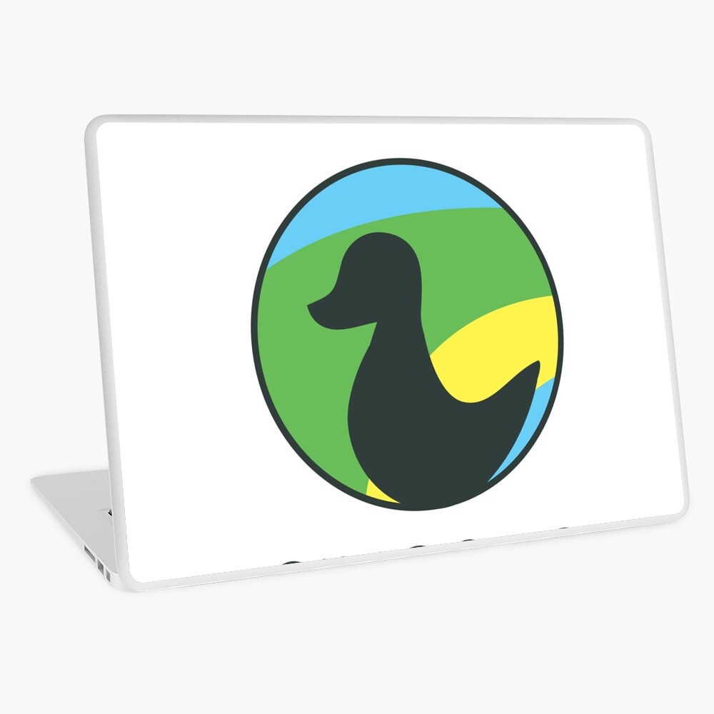 Siligong Valley logo w/text black Laptop Skin