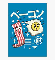 Kawaii Breakfast Photographic Print