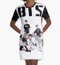 BTS-Gruppe T-Shirt Kleid