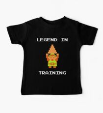 Camiseta para bebés "Legend in Training" Zelda inspiró onesie