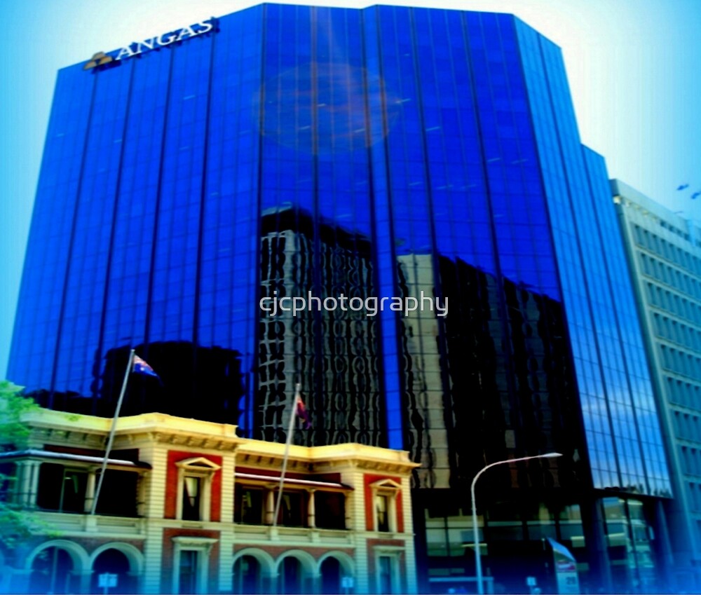 "Reflections Adelaide CBD" by cjcphotography Redbubble