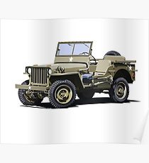 Military Jeep Posters | Redbubble