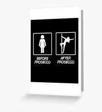 Prosecco Wine Lover Fans of Italian Wine Greeting Card