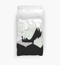 Troubled CEO of the future Duvet Cover