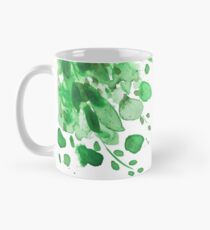 green cascading florals Mug