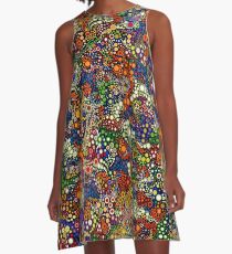 Effervescence Caribbean by Amelia Caruso for Robert Kaufman A-Line Dress