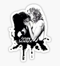Cosima and Delphine "Crazy Science" Splatter Sticker