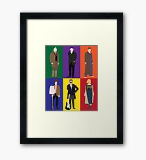 Doctor Who Character Print Framed Print