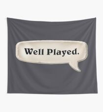 Well Played Emote Wall Tapestry