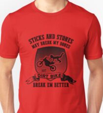 Dirt bike Fahrer Slim Fit T-Shirt