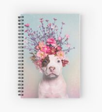Flower Power, Rum Spiral Notebook