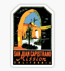 San Juan Capistrano vintage decal Sticker