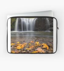 Fall Maple Leaves at Hidden Falls Laptop Sleeve