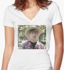 Puffy Jungkook in Hawaii Women's Fitted V-Neck T-Shirt