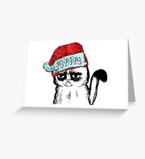 Christmas Cat Greeting Card