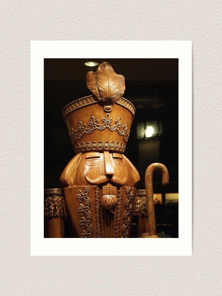 Alternate view of Wooden Nutcracker for Christmas 2 Art Print