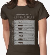 Bristol Stool Chart BINGO! Women's Fitted T-Shirt