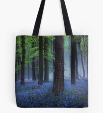 Misty Blue Tote Bag