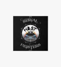 THE SERIAL HEISTERS CREW GREY Art Board