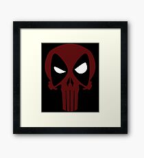 D3ad-Pun1sh Framed Print