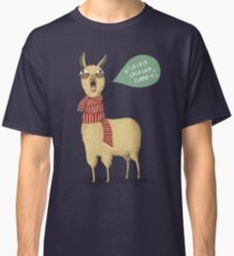 Holiday Llama Classic T-Shirt