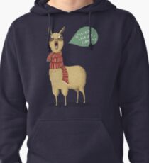 Holiday Llama Pullover Hoodie