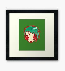 Cartoon Girl Framed Print