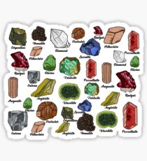 Mineralien Sticker