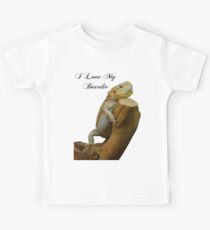 i love my beardie Kids Tee