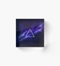Blue Galaxy Acrylic Block