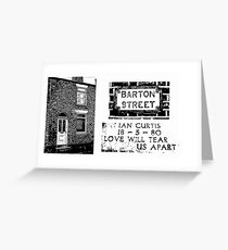 Ian Curtis Greeting Card