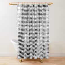 Semicolon Shower Curtain