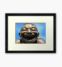 Laughing Framed Print