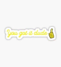 You Got It Dude - Fuller House Sticker